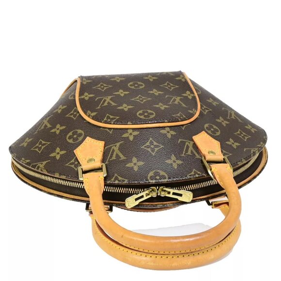 LOUIS VUITTON LV Logo Ellipse PM Hand Bag Monogram Leather Brown M51127 79EB560 - Picture 6 of 16